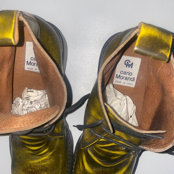 Carlo Morandi Vintage Platform Shoe Made In Italy Sz 42) - Picture 11 of 11